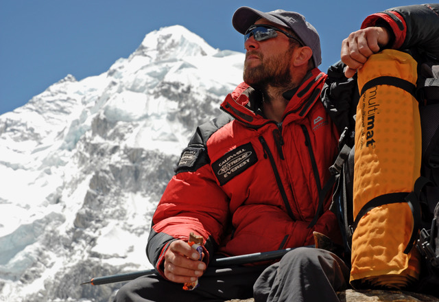 Veteran adventurer Mac MacKenney during his expedition to Everest